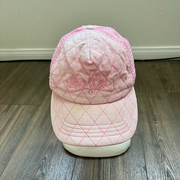 Pink Baseball Cap with Embroidered Logo - Picture 1 of 10
